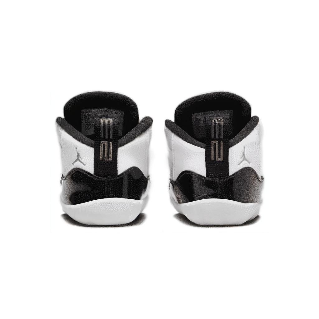 Jordan Air Jordan 11 Cushioning, Wear Resistant Mid top Toddler Shoes White Black Gold Infant And Toddler CI6165-170
