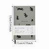 Simple Cartoon Kitten Illustration Notebook 2026 Color Page Hard Shell Schedule Book Convenient Multi Functional