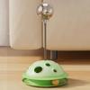 Plastic Cat Leaking Food Ball Detachable with Spring Rod Cat Turntable Toy Interactive Cat Track Balls Toy