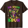 Funny Six Seven 6 7 Mardi Gras Mardigator Alligator Unisex T-Shirt