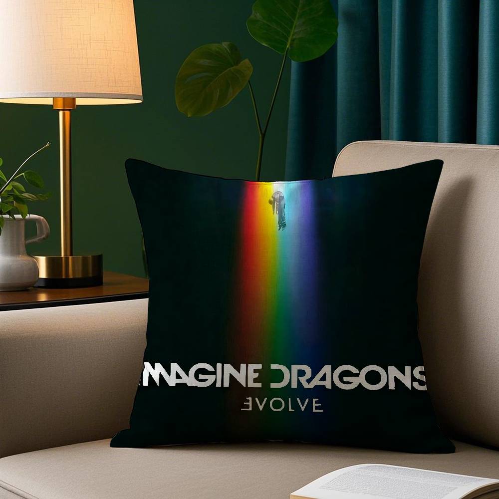 I-Imagine D-Dragons Poszewka Krótki Plusz Nadruk Poszewka na Poduszkę Kwadratowe Poszewki na Poduszki Dekoracja Domu na Sofę