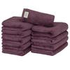 Towel Laboratory Face Deep JapanTechnology [Volume Rich] #003 Towels, Purple, 10-Piece Set, Hotel-Grade, Thick, Fluffy, High-Breathability,