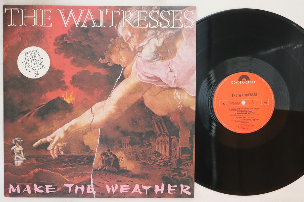 12inch Record WAITRESSES - Make The Weather / Bread And Butter POSPX582 POLYDOR 1983 UK Rock Used