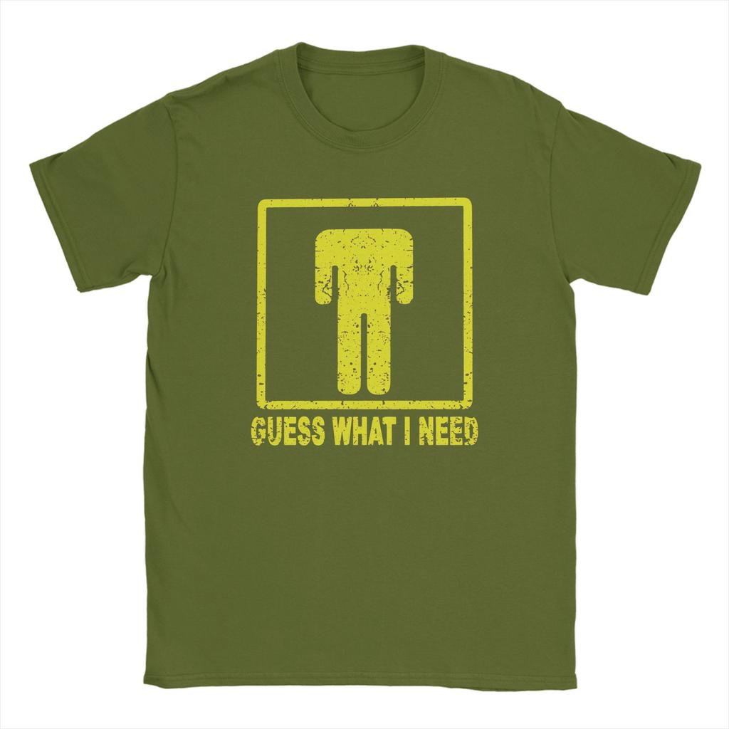 Awesome Guess What I Need Humorous TShirts for Unisex Crew Neck Cotton T Shirt Short Sleeve Tee Shirt Plus Size Clothes