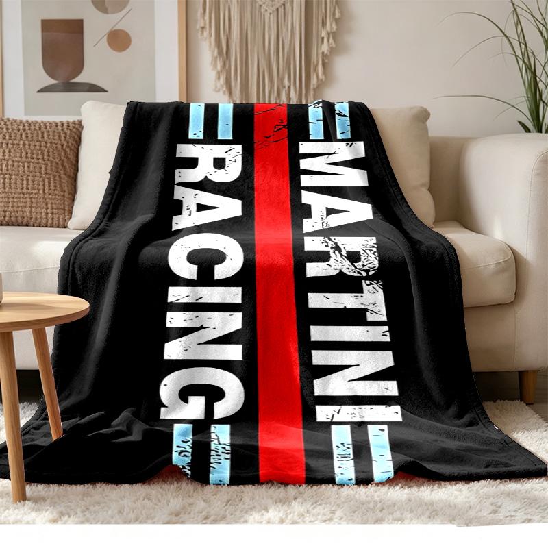 Martini Racing Team Soft and Comfortable Flannel Suitable for Sofas Living Rooms Outdoor Camping Travel and Also Makes a Great Anniversary Gif