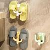 Slipper Rack Self-adhesive Bathroom Simple Hook Toilet Drainage Rack Wall Mounted Stand Bedroom Storage Hook Shoe Drying Rack