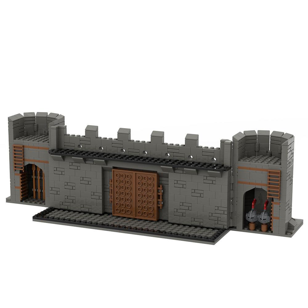 Medieval Castle MOC: Buildable Fortress with Knights, Walls, and Siege Equipment - Gift Idea for Creative Builders