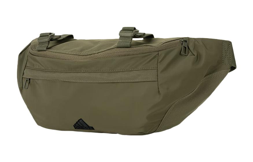 Adidas Polyester Crossbody Bag, Fanny Pack Regular Unisex Army Green IK7299