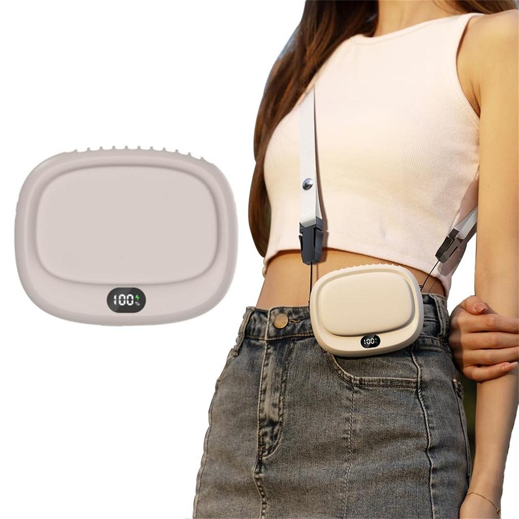 Portable Fan,5 Speeds Adjustable Waist Fan USB Fan Quiet Small Personal Fan For Home Outdoor Travel