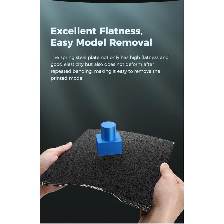 Creality Hi Epoxy Resin Build Plate High Strength Wear Resistance Flatness Hi Double Sided Black Textured PEI Printing Platform