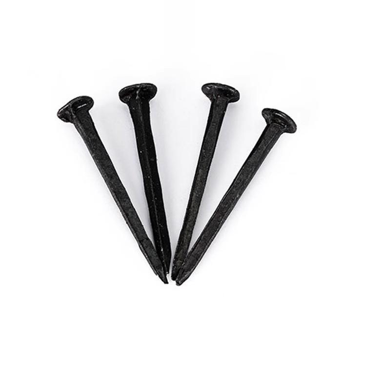 Black Mini Cobbler Nails: Small, Pointed, Triangular Tacks for Leather, Plywood, and More