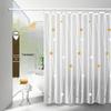 Lianxiangke EVA Waterproof Shower Curtains & No-Drill Rods