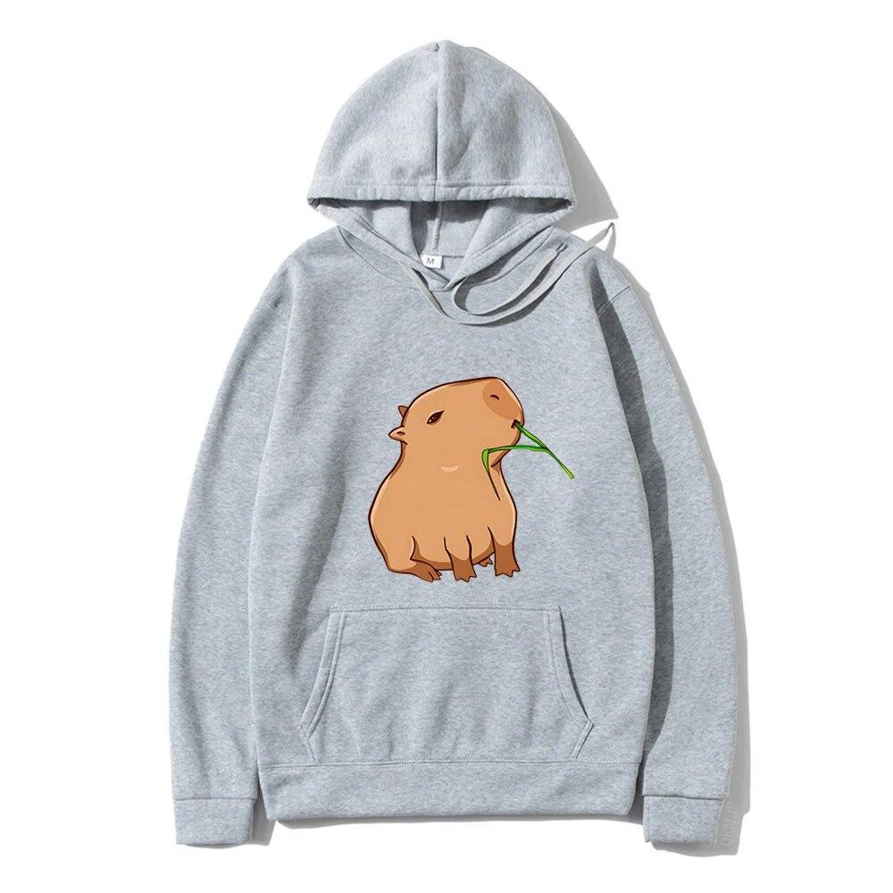 Funny Capybara Print Unisex's Hoodies Kawaii Cartoon Tops Sweatshirt for Girls Unisex Fashion Harajuku Graphic Hooded Pullovers