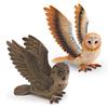 Animal Model Pvc Flying Owl Figurine For Children Educational Display