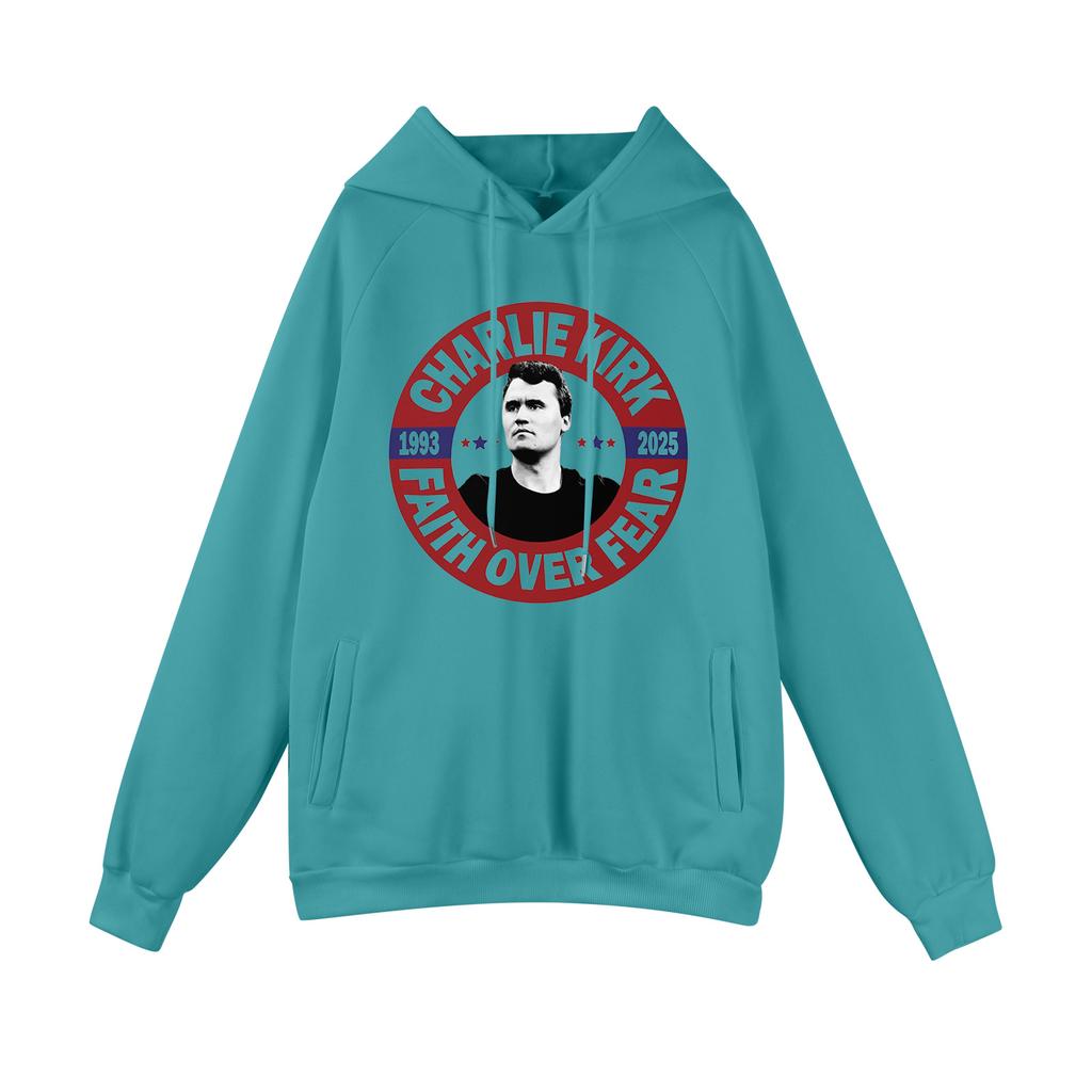 Men's Raglan Long Sleeve Hooded Sweatshirt