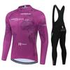 Lange Wielerjersey Fietsjack Maillot Broek Set Lente Zomer Tour De Italy D'ITALIA Ropa Ciclismo Pro Team Fietskleding
