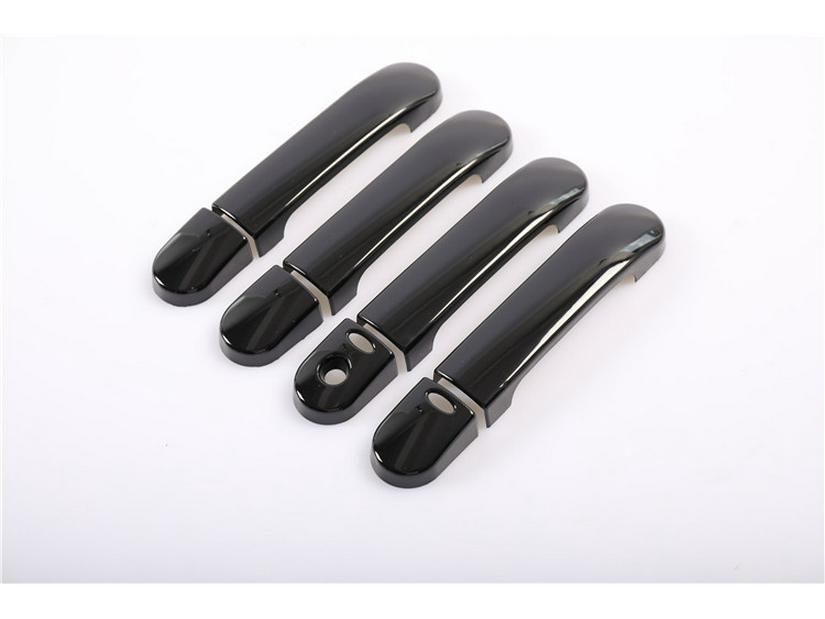 Nissan Wingroad Y12 Carbon Fiber Door Handle & Bowl Decoration (2006-2023) - Bright Black Finish