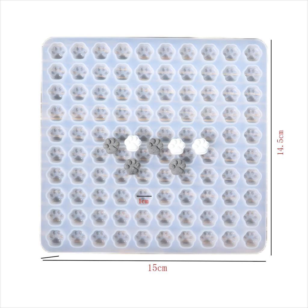 Fat Yaya DIY Mini Kočičí Drápky Silikonová Forma Sada 100 Kusů