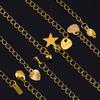 5pcs Stainless Steel Extension Tail Chain Lobster Clasps Connector Extended Chain Bracelet Necklace Jewelry Making DIY Component