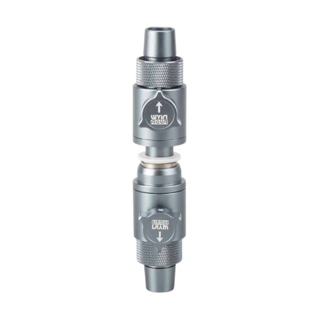 Double Tab Connector Sturdy Metal Aquarium Hose Valve for Aquarium Fish Tank