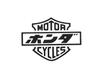 MOTOR CYCLE Cutting Sticker Honda Matte Black 2 Piece Set 3.9 Inches (10 Cm) HONDA