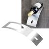 Stainless Steel Wine Rack Display Stand Countertop Wine Bottle Holder  Home Kitchen Decor