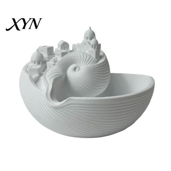 Dekorative Aufbewahrungsschale Muschelschale, Schreibtischschale, Exquisites Griechisches Kleines Schälchen Insel-Charme für Schlüssel Schmuck Münzen Mediterran Stil Schale