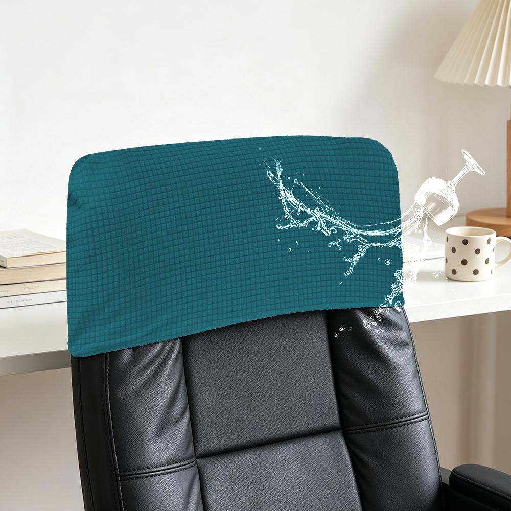 1 4 6 Pcs Waterproof Elastic Office Chair Backrest Cover Dustproof Protection Slipcover