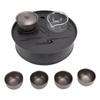 Outdoor Camping Tea Set Multifunctional Lightweight Portable Pure Ti Camping Tea Brewing Cup Set