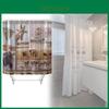 Waterproof Peva Bathroom Curtain Animal Design Long Giraffe Zebra For Living Space