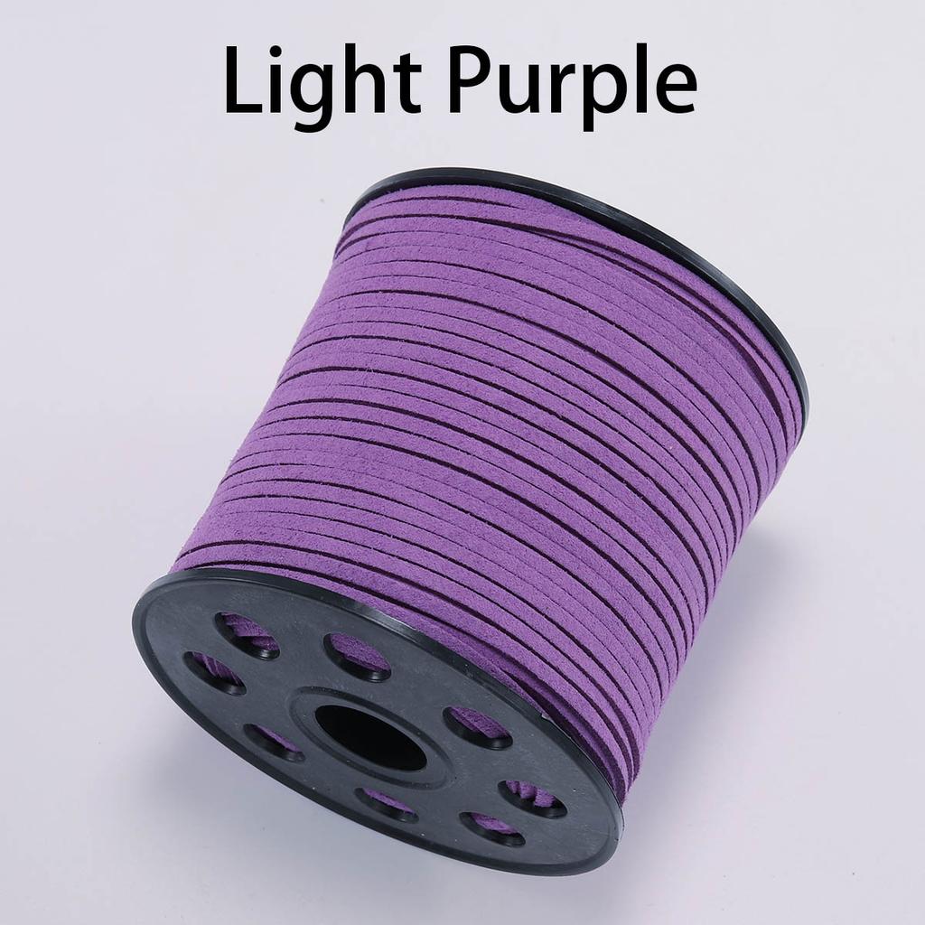 5/10/20m 2.5*1.2mm 1Rope Flat Faux Suede Braided Cord Velvet Leather Handmade String For DIY Jewelry Making Needlework Supplies