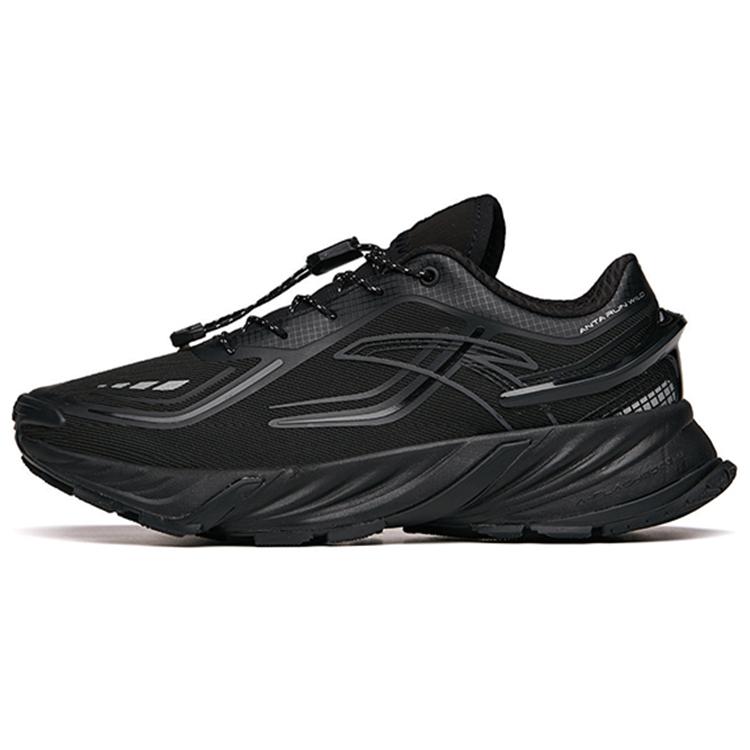 New Anta Low Top Running Shoes Women's Black 122145525-4