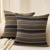 2 buc. Huse de Pernă Stil Boem, Huse Pătrate pentru Pernă Decorativă 45x45cm, Huse de Pernă Decorative Stil Fermă, Husă Jacquard pentru Tăblia Patului