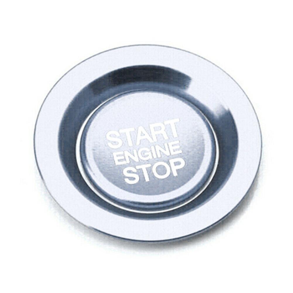 CNC Car Keyless Engine Start Button W/ Ring Decoration For Jaguar XF XJ XE F-Pace F-Type For Range Rover Evoque Sport Etc.