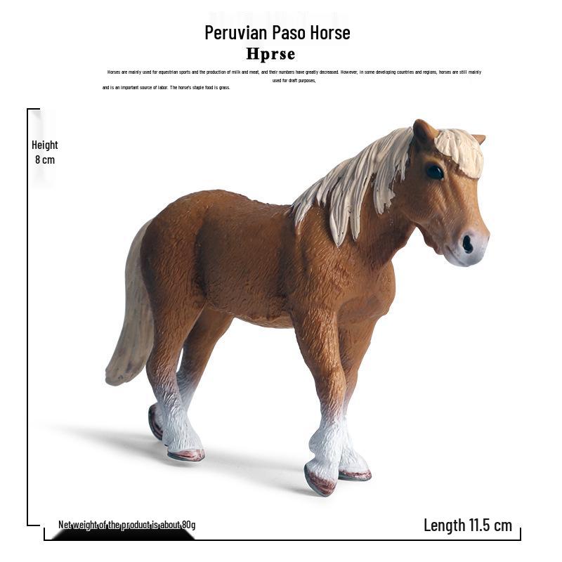 Children's Wildlife Simulation Horse Rider Toy Set