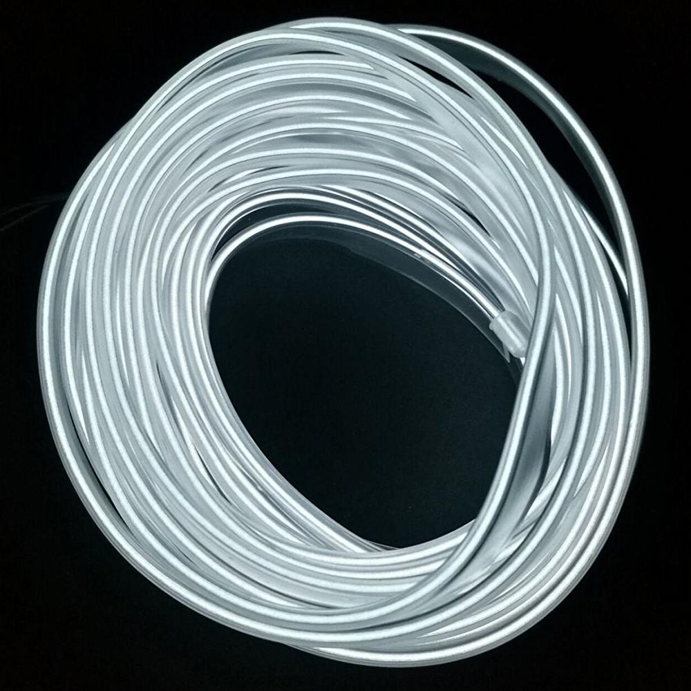 Car Interior Light Strip 2/3/5M Neon Atmosphere Glowing  Electrolum Inescent Light EL Wire Cable