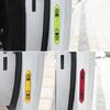 4PCS Reflective Car Door Sticker Safety Opening Warning Reflector Tape Decal Car Accessories Exterior Interior Reflector Sticker