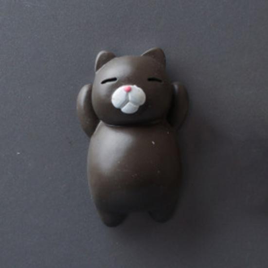 1/13ks Ležící Tlustá Kočka Magnet na Lednici DIY Domácí Kancelář Kuchyň Skříňka Lednice Pryskyřice Kreslené Kotě Magnetická Dekorace Ozdoba