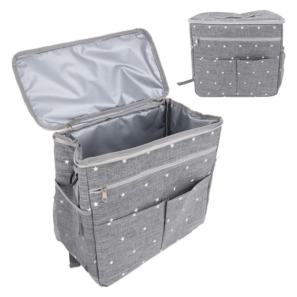 Baby Stroller Bag Water Resistant Baby Diaper Bag Multifunctional Large Capacity Stroller Caddy Orga