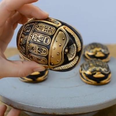 Praktický nádherný detail Přenosná ozdoba z brouka Turistický suvenýr Scarab Home Decor
