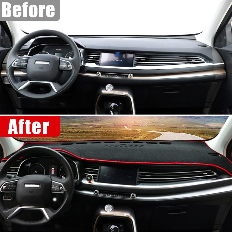For Haval H6 2017 2018 2019 2020 Car Dashboard Avoid Light Pad Instrument Platform Desk Cover Mats Carpets Anti-UV Accessories