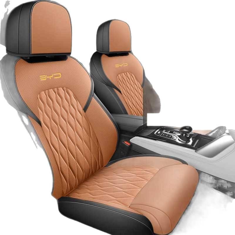 Customized BYD Tang Car Seat Cushion, Perforated Leather, 5/6/7-Seater, All-Season Use