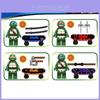 Țestoasele Ninja Mutante Adolescent Building Blocks Jucării pentru Copii Pentru Jocuri Creative