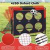 Portable Soccer Goal for Kids 2 in 1 Design Outdoor Training 450D Oxford Fabric Foldable Football Ne