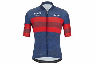 Santini Arte Technisches Trikot, Herren Nautica Radtrikot
