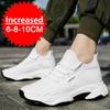 Scarpe da ginnastica da uomo Scarpe con rialzo Primavera Estate Scarpe con rialzo invisibile da uomo Solette da 10 cm Rialzo interno Scarpe sportive in rete