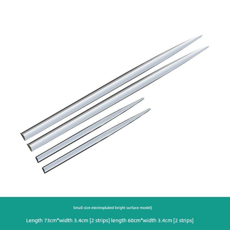 Door Anti-Collision Strip, Car Anti-Collision Strip, Door Edge Protection Decorative Strip, Car Body Anti-Scratch Strip, Anti-Scratch Adhesive Strip Small Size [Electroplated Glossy Model]