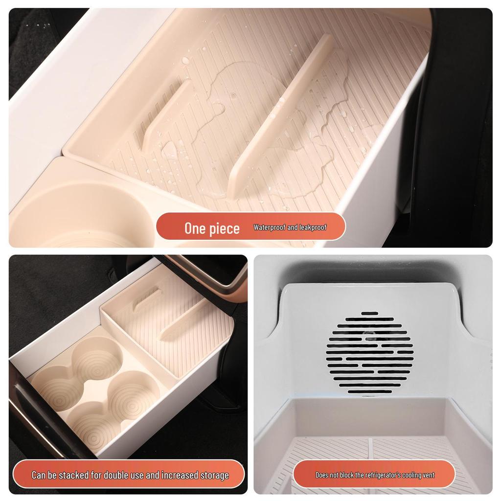 Silicone Drink Holder & Anti-Slip Mat for L90 Refrigerator Cup Holder - Car Interior Decor Accessory