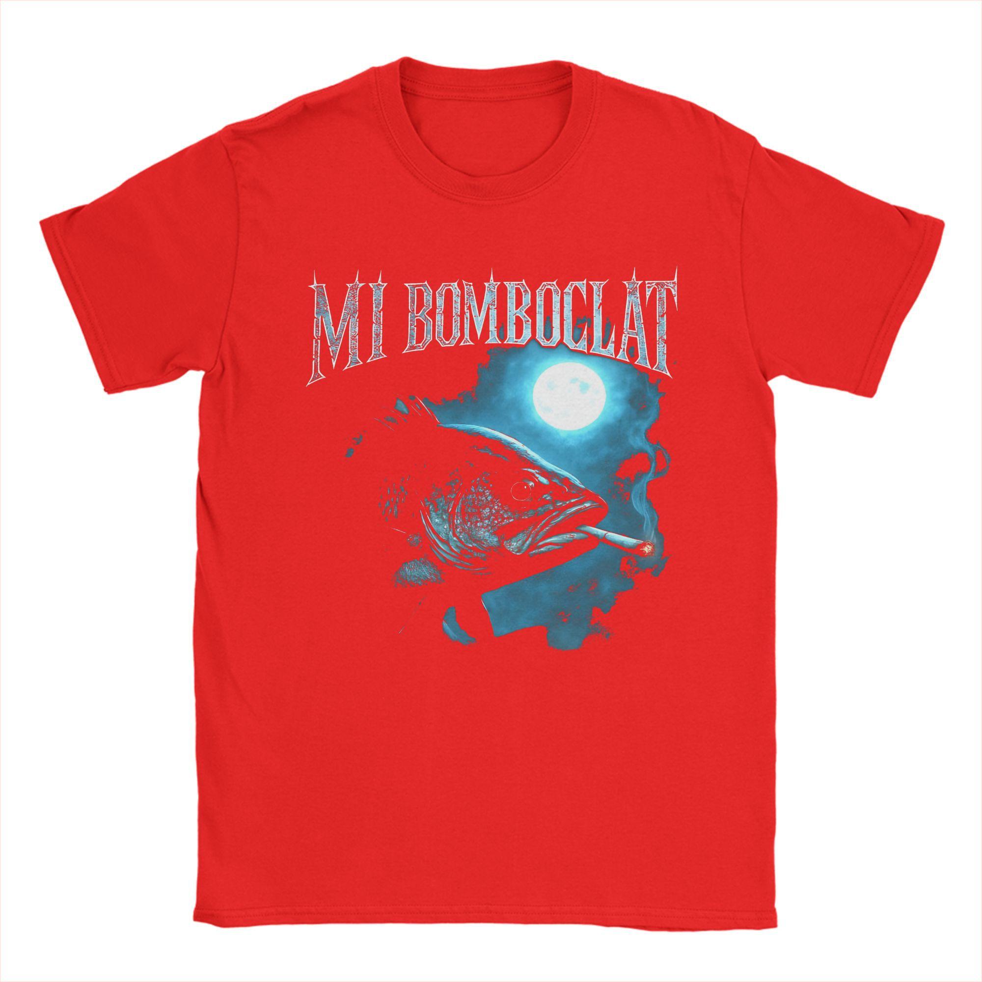 

2026 summer Unisexs Womens Funny Bomboclat Fish Meme Shirt Graphic Printed TShirt Clothing Outfits S