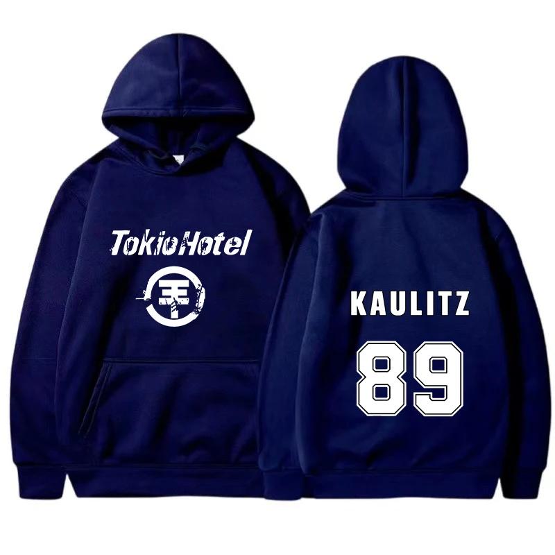 Rock Band Tokio Hotel Men's Hoodies Kaulitz Print Women Hoodie Hip Hop Harajuku Pullovers Unisex Oversized Weatshirts Clothing